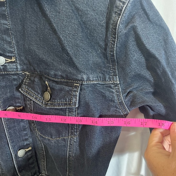 Universal Thread Dark Denim Long Sleeve Dress - Picture 7 of 8